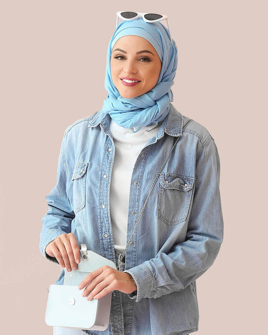 Modal Jersey Hijab - Dusty Rose