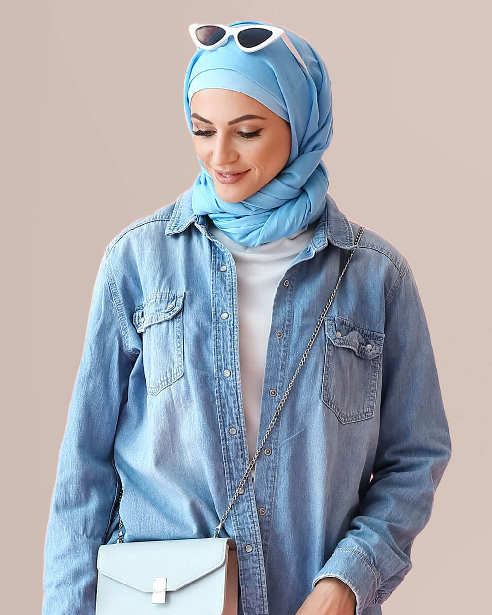 Modal Jersey Hijab - Dusty Rose