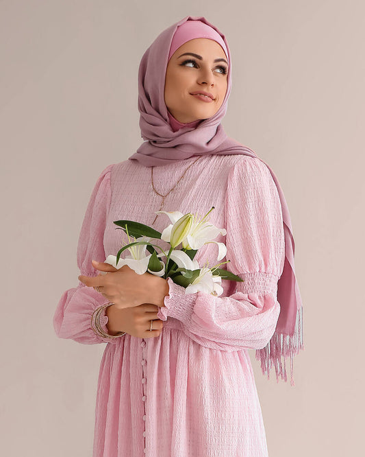 Sirai Button-Down Abaya